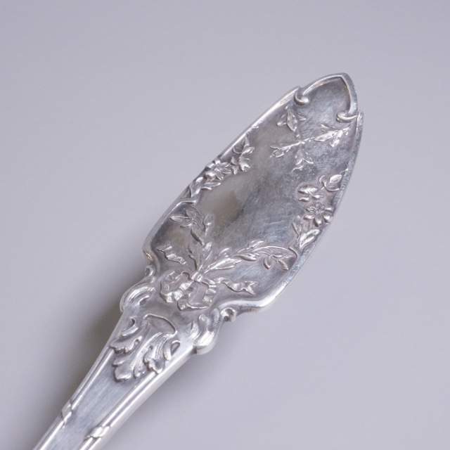 フランス 1800年代 シルバー 純銀製ケーキサーバー