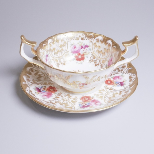 イギリス 1900年代 磁器 Royal Cauldon ロイヤル コールドン ダブル