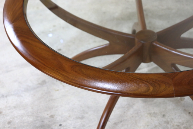 G-PLAN ジープラン スパイダーテーブル ガラストップ コーヒーテーブル