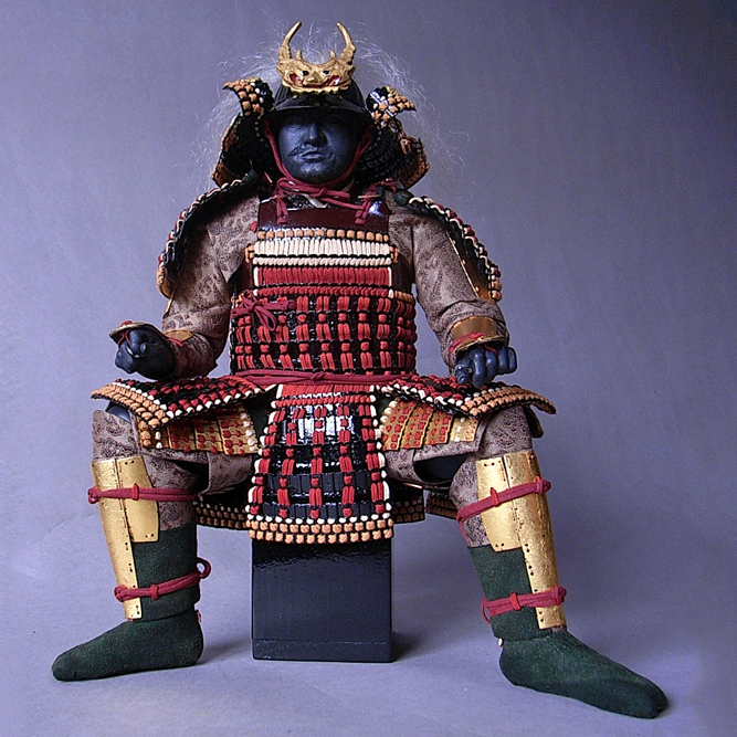 甲冑師 三浦公法作 武田信玄 1/4武将像