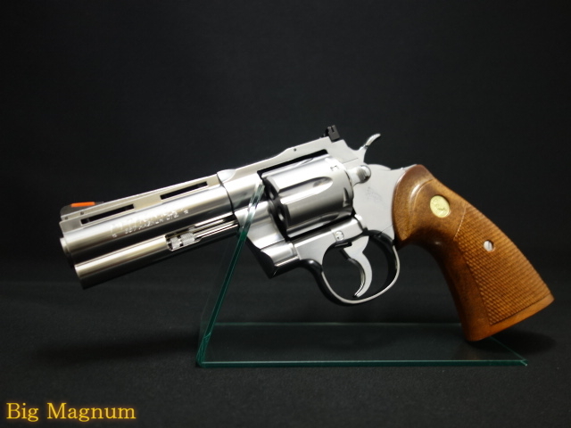 タナカ】 コルトパイソン 4インチ Rモデル ステンレスフィニッシュ