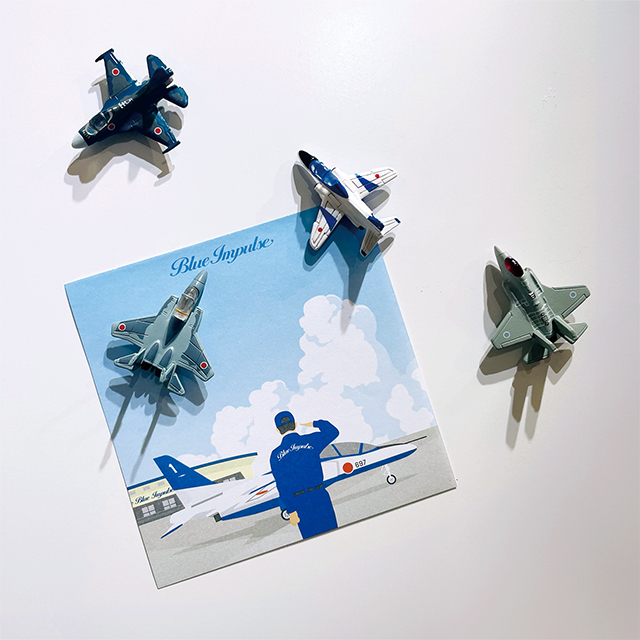 ブルーインパルス 航空自衛隊 グッズ】 マグネットセット（T－4,F－15