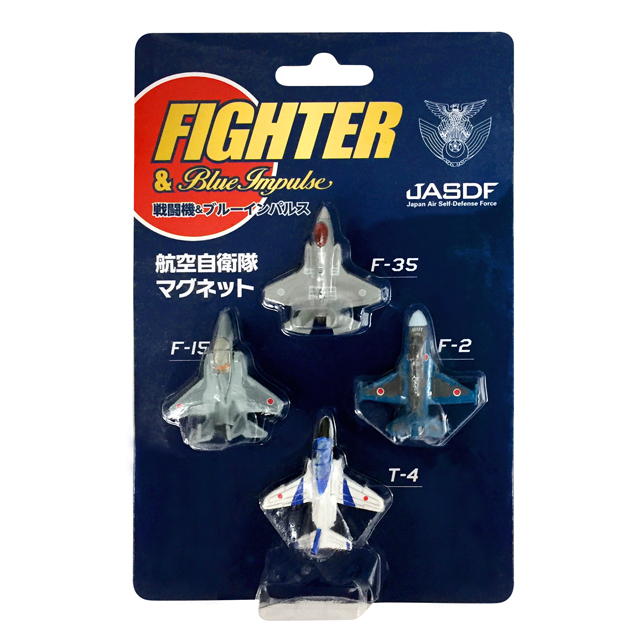 ブルーインパルス 航空自衛隊 グッズ】 マグネットセット（T－4,F－15