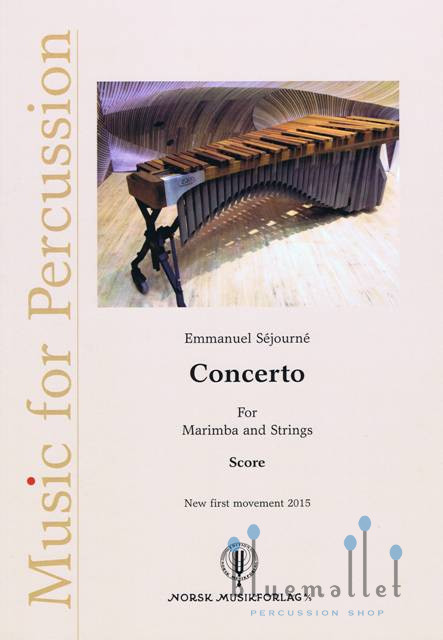 Sejourne , Emmanuel - Concerto for Marimba and Strings Version