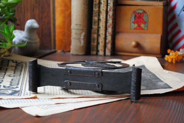 ドイツから リーフデザインのレター ナプキンホルダー ヴィンテージ