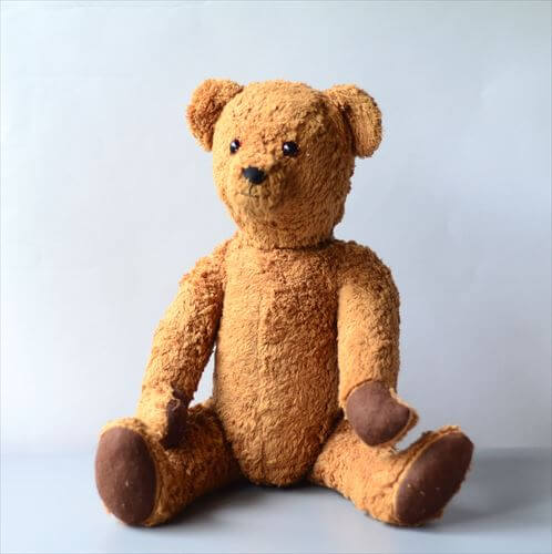 ドイツから ヴィンテージ テディベア 全高46cm Teddy Bear 手足可動式