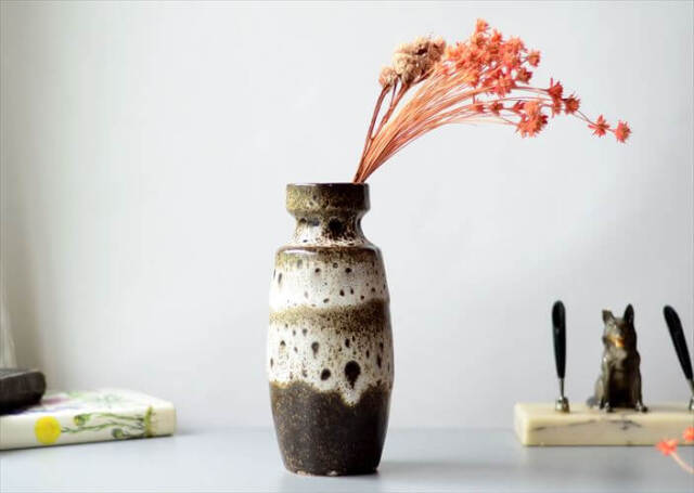 ドイツ製 ヴィンテージ Scheurich Fat Lava Vase 花瓶 花器 ファット