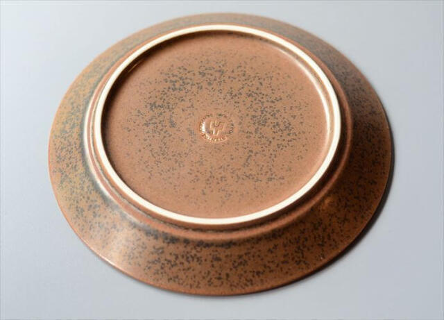 デンマーク製 KNABSTRUP Noddebo ブラウン 17.5cm プレート お皿 ナブ