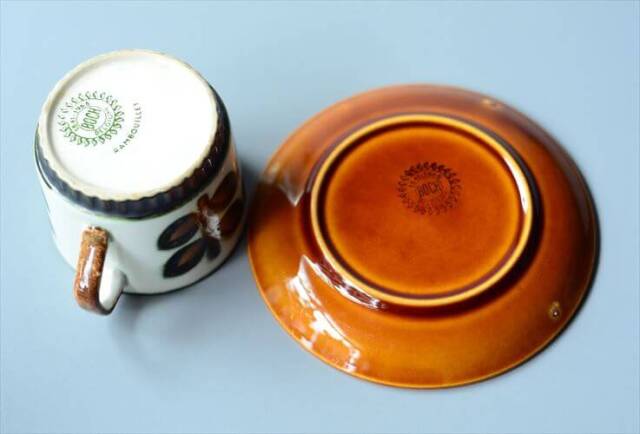 訳あり 1960年代頃 ベルギー製 BOCH ボッホ Rambouilllet カップ