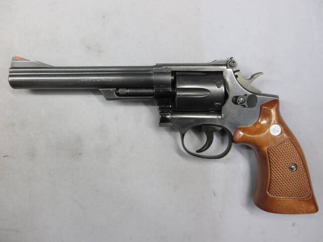 コクサイ】 S&W M19 .357マグナム 6in HW No.206 モデルガン