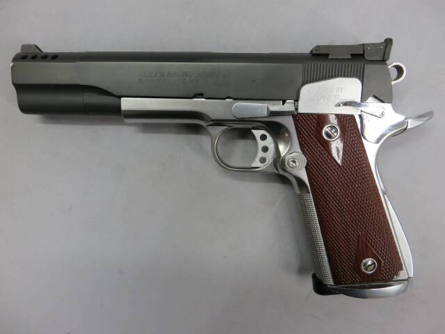 MGC】BROWN MAXI-COMP フレームシルバー カスタム モデルガン