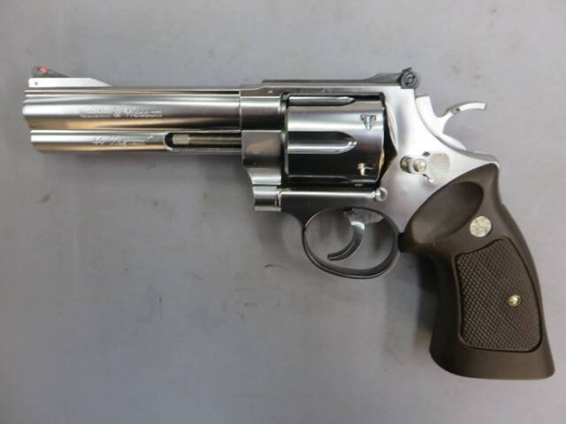 マルシン】S&W M629 5in シルバーABS プラグリップ仕様 リアルX