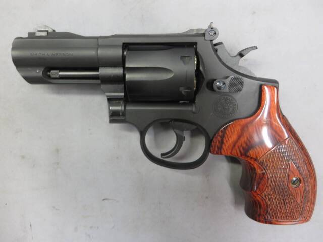 タナカ】S&W M19 PC K-Comp 3in HW Ver.3・木製グリップ