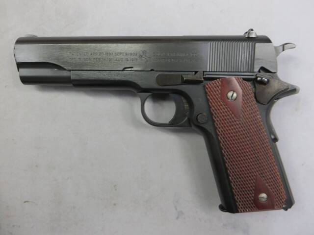 ウエスタンアームズ】コルトM1911 ブラックアーミー ウッドグリップ