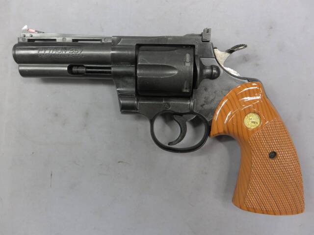 MGC】コルト パイソン.357Mag 4in SRH（スーパーリアルHW） モデルガン