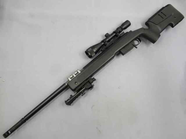 東京マルイ】M40A5 ブラック / スコープ・バイポッド アメリカ海兵隊