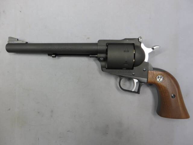 マルシン】スーパーブラックホーク 7.5in 木製グリップ仕様 ブラックHW