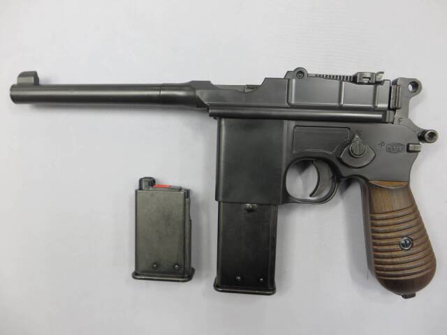 マルシン】モーゼルM712 マットブラック ABS 6mmBB ガス・ブローバック