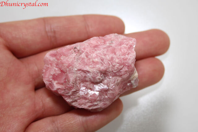 インカローズ/ロードクロサイト/原石/北海道産(N637)