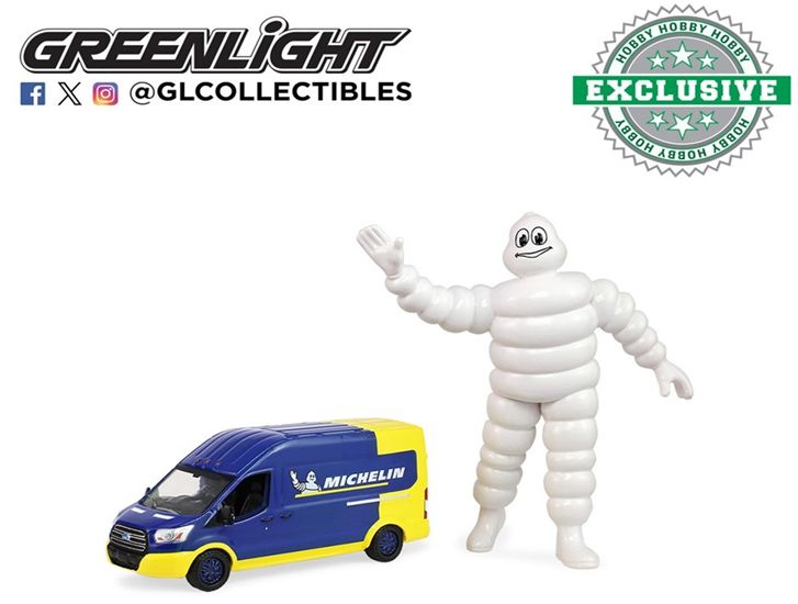 グリーンライト 1/64 (ダイキャスト製) 2019 Ford Transit LWB High