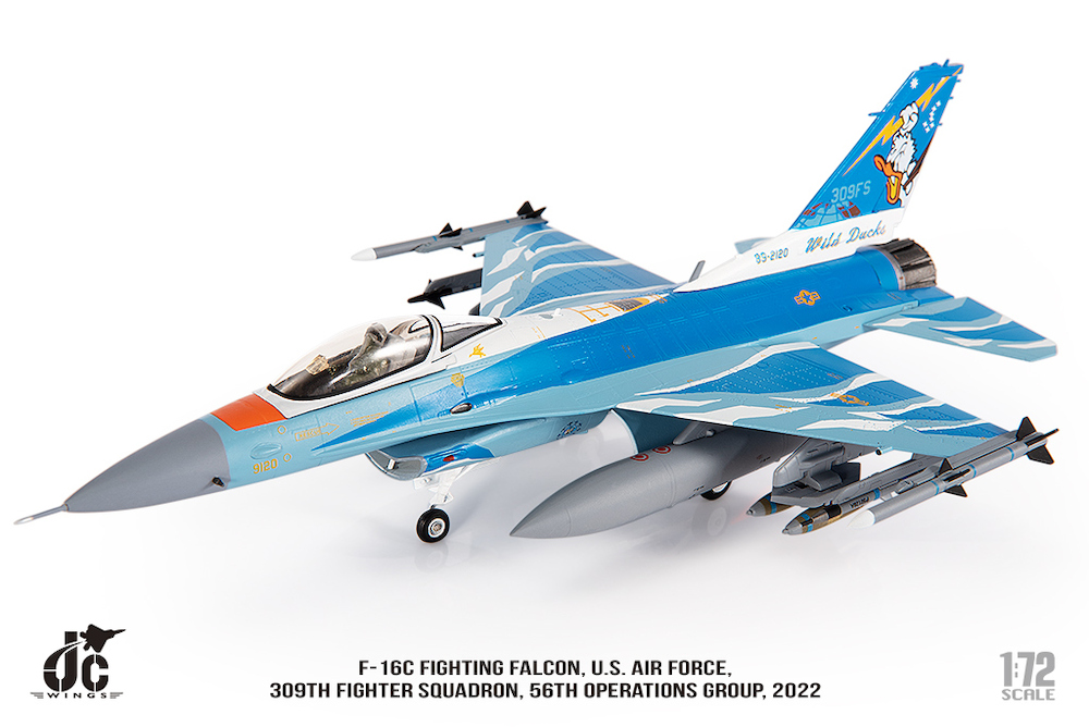 JCW 1/72 (ダイキャスト製) F-16C アメリカ空軍 309th FS 56th