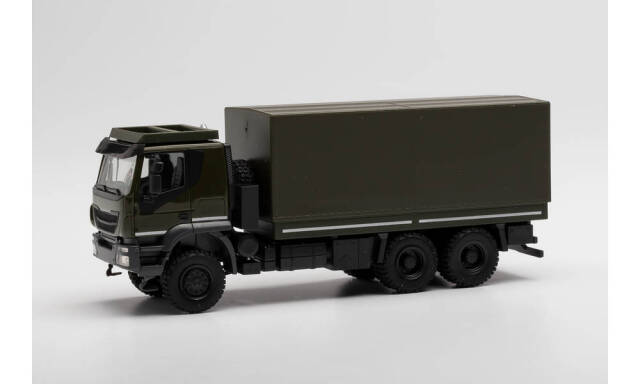 herpa Cars&Trucks 1/87 イベコ トラッカー 6x6 平ボディトラック