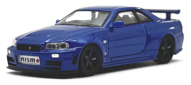 京商オリジナル 1/64 (ダイキャスト製) [MOTN] ニスモ R34 GT-R Z-tune LED