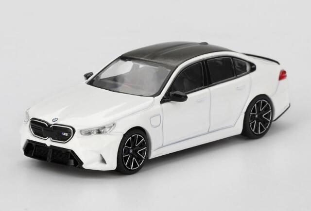 MINI GT 1/64 (ダイキャスト製) BMW M5 アルピンホワイト(左ハンドル)