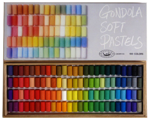 30％OFF】ゴンドラソフトパステル100色セット 額縁画材ドットコム