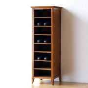 スリッパラック 木製 無垢材 おしゃれ 玄関 収納 天然木 5足 オーク