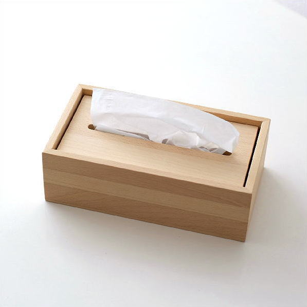 ティッシュケース 木製 おしゃれ 木 シンプル 北欧 無垢 ティッシュ