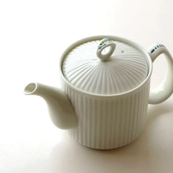 ティーポット おしゃれ 白 茶こし付き 磁器 有田焼 北欧 和食器