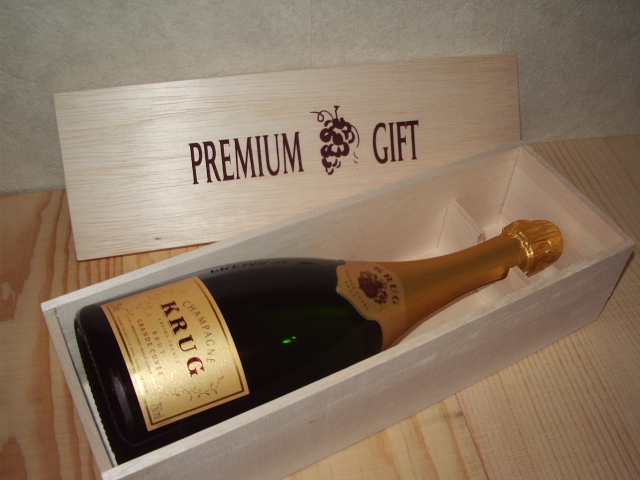 シャンパン & ワイン用木箱 1本用 銀座フェリーチェ