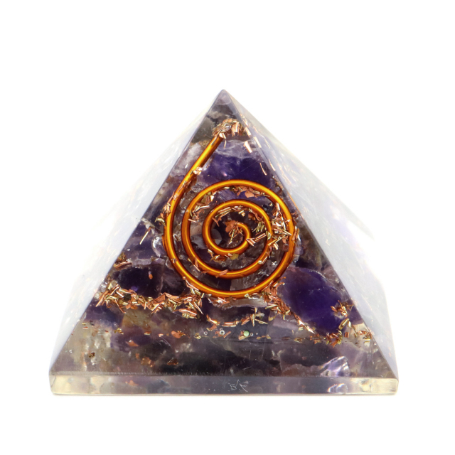 アメジスト 使用 オルゴナイト ピラミッド 大人気 スピリチュアル
