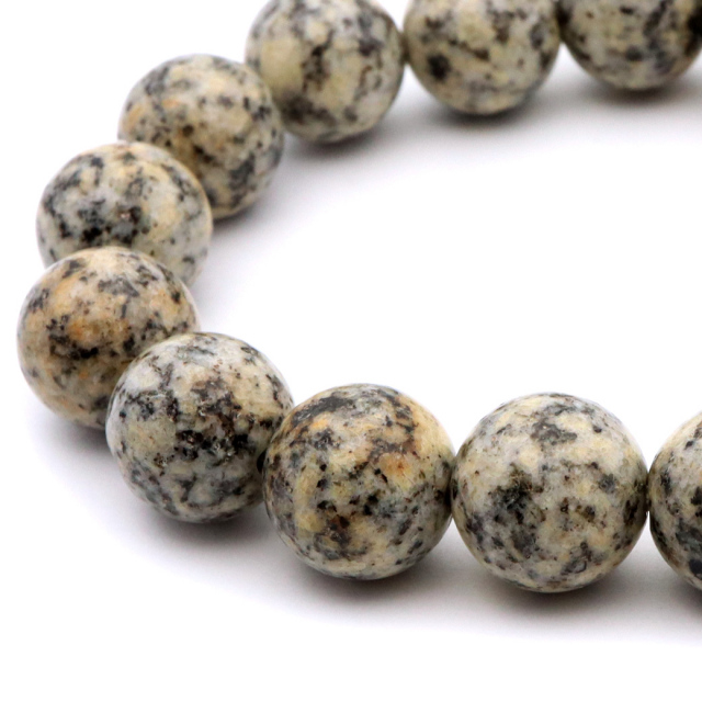 日本の銘石 鞍馬石 ブレスレット 12mm 京都府産 証明書付き