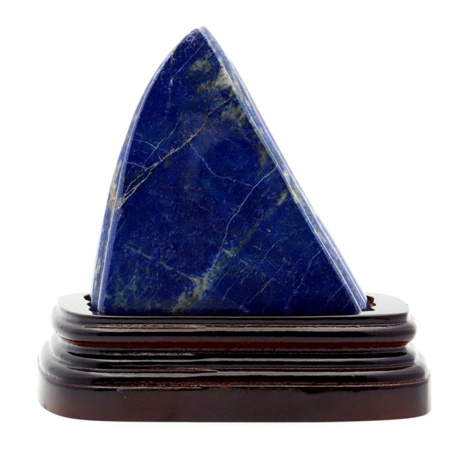 ラピスラズリ 原石 1.2kg 台付き アフガニスタン産 全面磨き