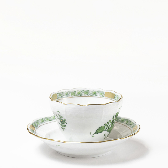 アポニー・グリーン] オリエンタルカップ&ソーサー