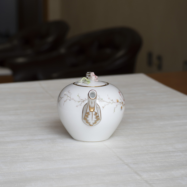 ヘレンドリボン・ローズドラジェ] ミニティーポット