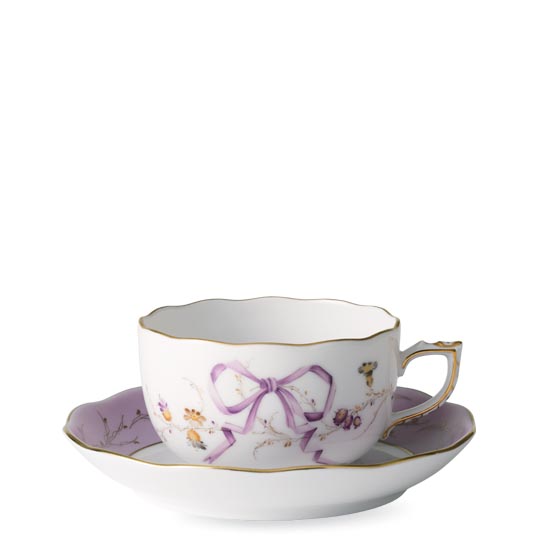 エデン・シンプル・ローズドラジェ] デザートプレート