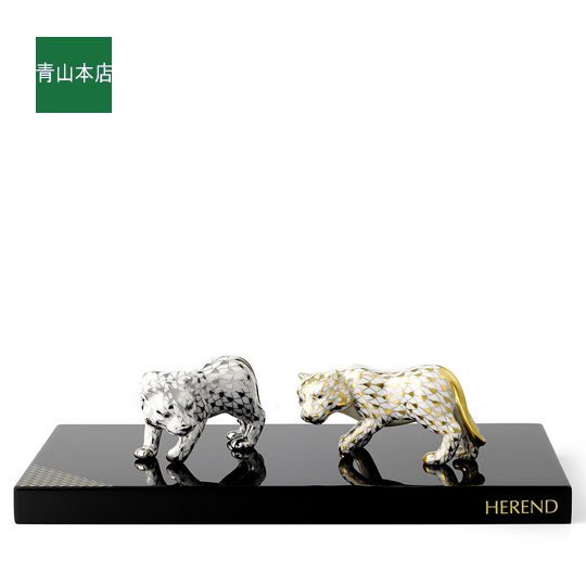 クラブ ヘレンド ジャパン本店限定］干支置物・とら（ゴールド