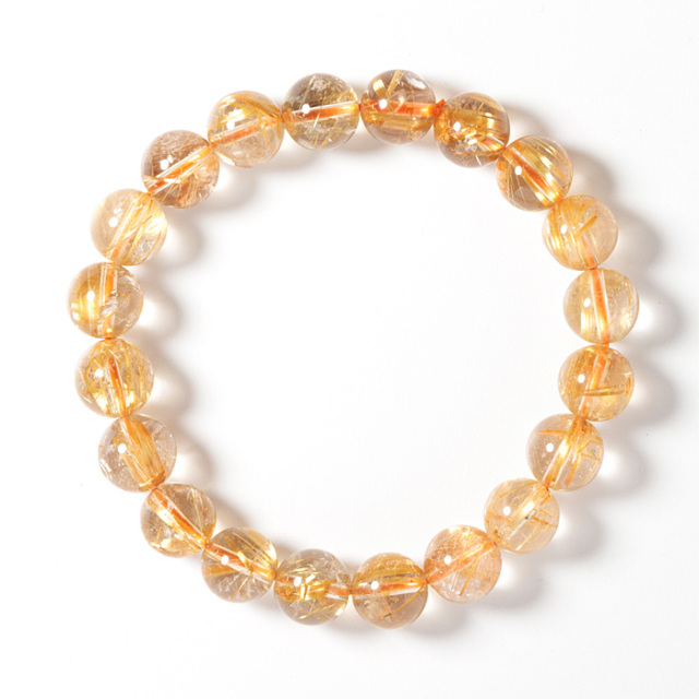 ブレスレット ルチルクォーツ 10mm 20玉 No.137 | 神棚・神具の製造