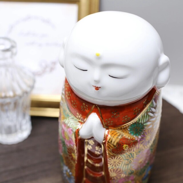 送料無料】日本製 九谷焼/北陸伝統工芸/工芸品 お地蔵様/お地蔵さん