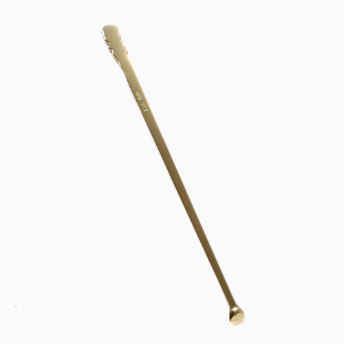 送料無料】【日本製】18金/K18 耳かき 松竹梅 ケア用品 携帯ケース付き