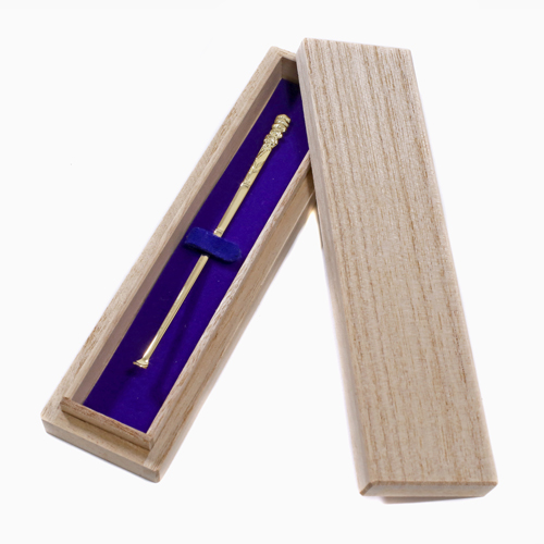 送料無料】【日本製】18金/K18 耳かき 松竹梅 ケア用品 携帯ケース付き