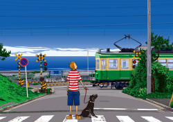 額装ジクレーイラスト「kamapurimae」説明：鎌プリ前