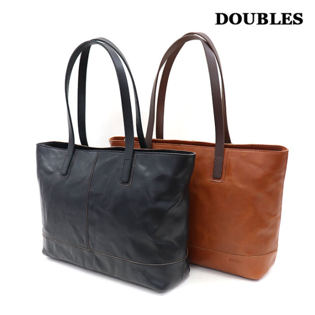 DOUBLES ダブルス レザートートバッグ 手揉み牛革×ヌメ牛革 ANX-1427