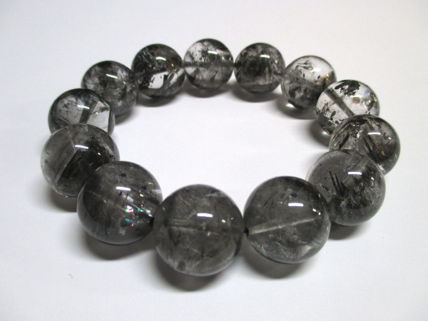 高品質】 エレスチャルクォーツ（グラファイト イン クォーツ