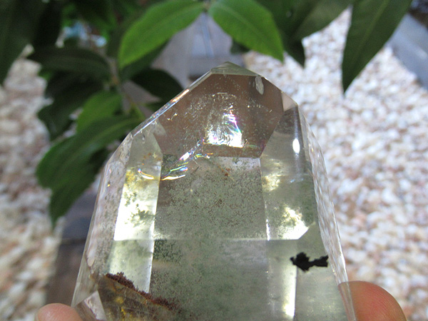 高品質 ファントムガーデン クォーツインクォーツ 原石ポリッシュの