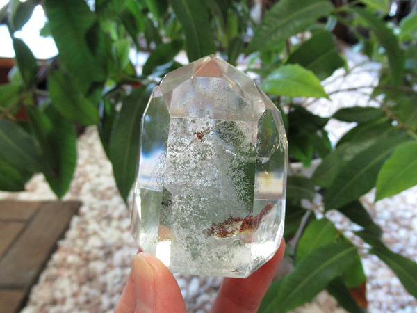 高品質 ファントムガーデン クォーツインクォーツ 原石ポリッシュの