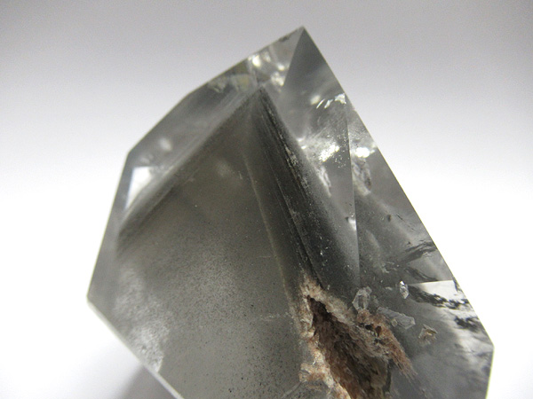 高品質 グレーファントムガーデンクォーツ 原石 ポリッシュ 水晶